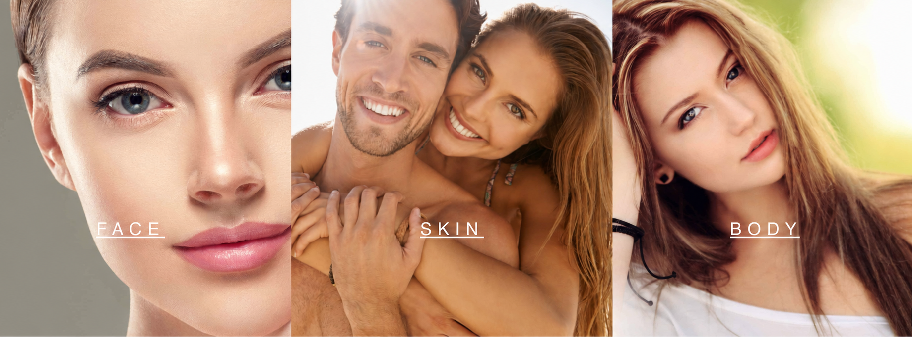 RENU Medical Aesthetics treatment categories: Face, Skin, and Body
